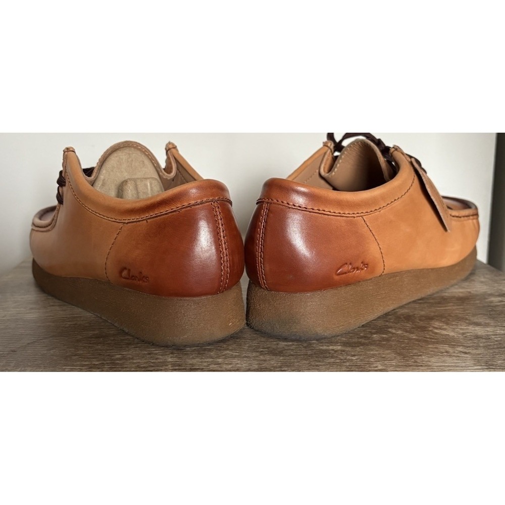 Clarks Wallabee 2 26158274 Mens Brown Leather Lace‎ Up Chukkas Boots Size 8 - Picture 8 of 16